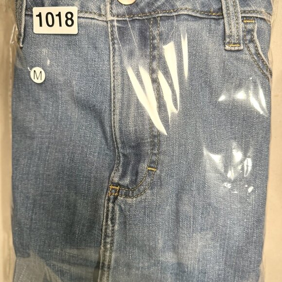 Lee Denim Skirt WMNS M Medium Wash Mid-Rise Stretch Casual Classic Everyday - Picture 12 of 12